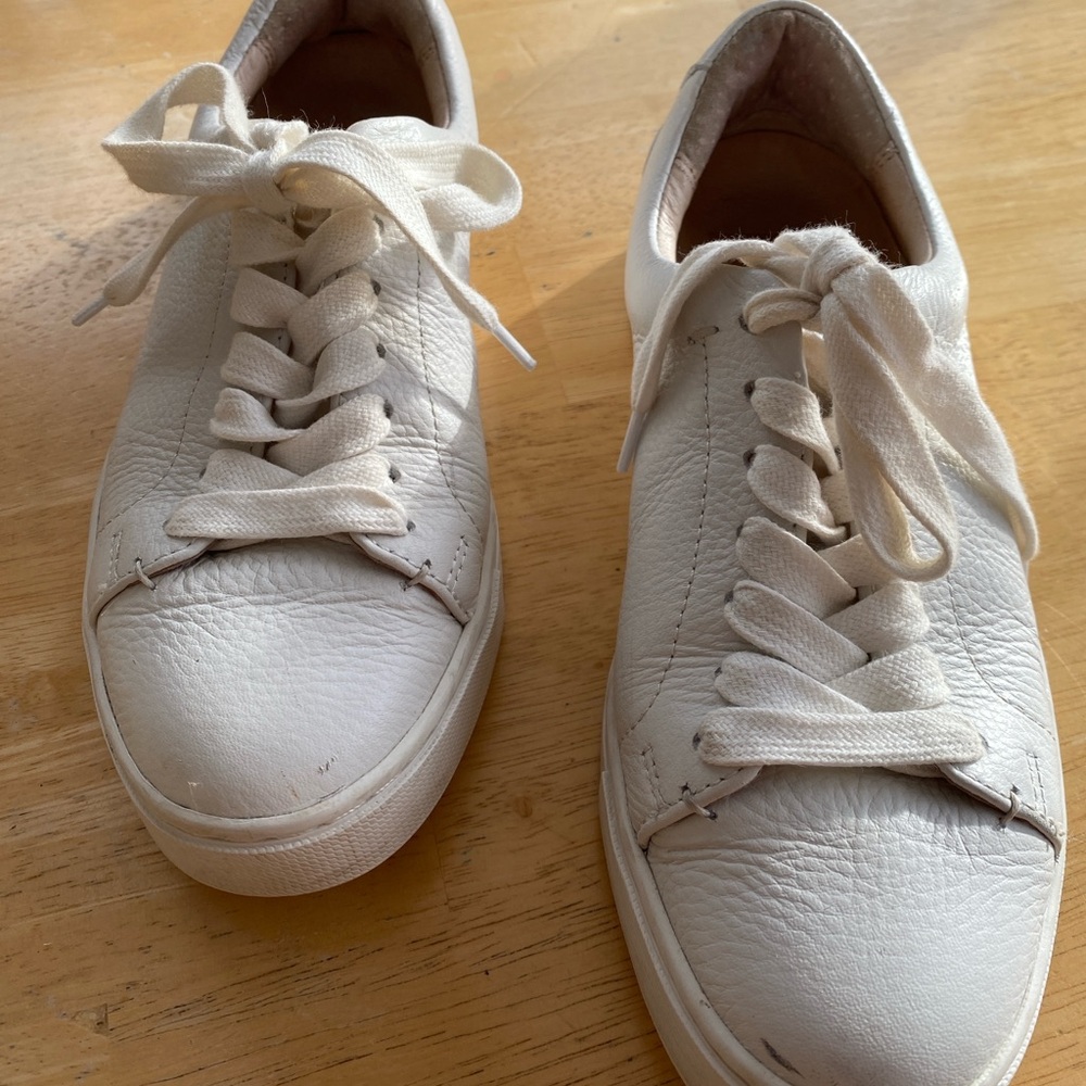 White Leather Sneakers
